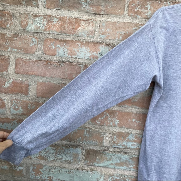 Walt Disney World Long Sleeve Graphic Tee Mickey Grey Crew Neck Shirt Parks S - Picture 6 of 12